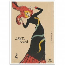 Art Nouveau Poster - Jane Avril, Toulouse-Lautrec